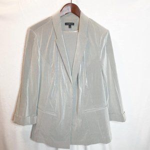 Lane Bryant Stripped Suit (Jacket and Pants)